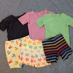 Primary Bundle Unisex Colorful Pajama Sets